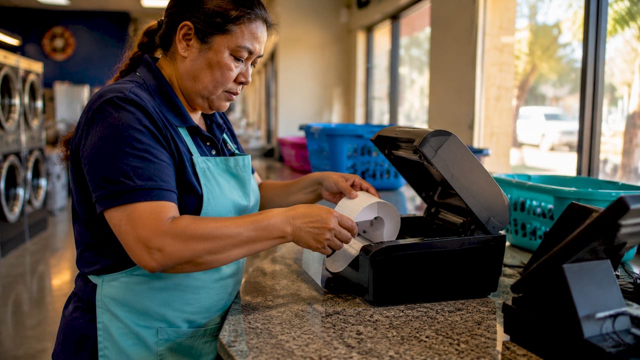 Laundromat Tag Printer Label Workflow Guide