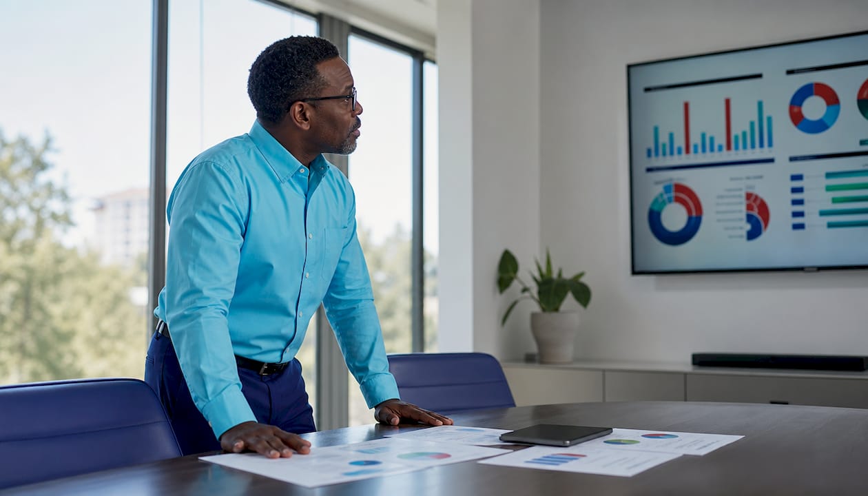 Business owner planning laundromat branch network